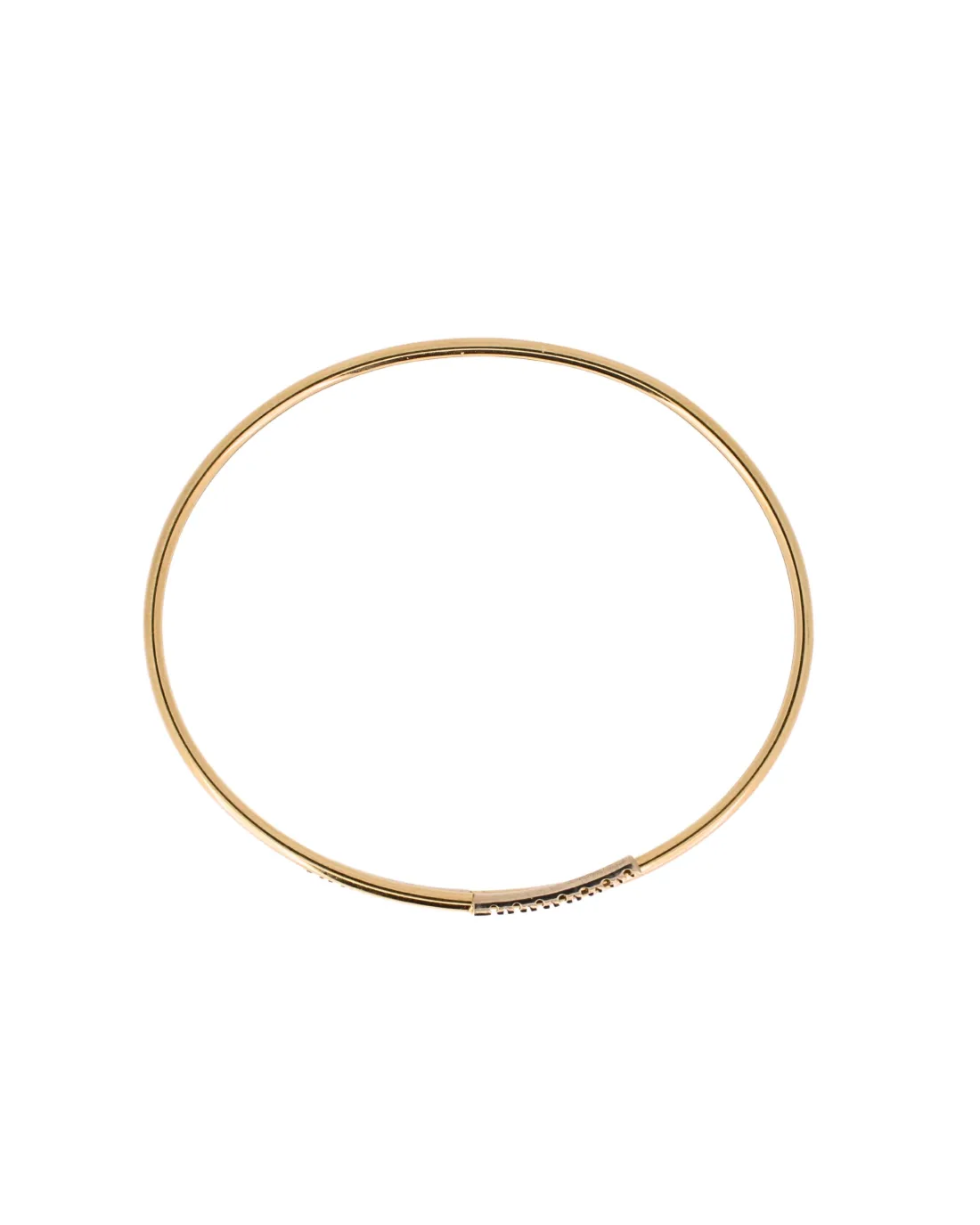 18CT T/T BANGLE MOUNT 2ptx14st